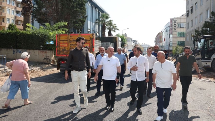 ALİ ARICAN CADDESİ’NDE PRESTİJ CADDE ÇALIŞMALARI TÜM HIZIYLA DEVAM EDİYOR